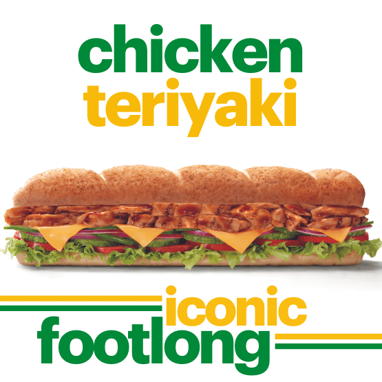 Chicken Teriyaki (Footlong)