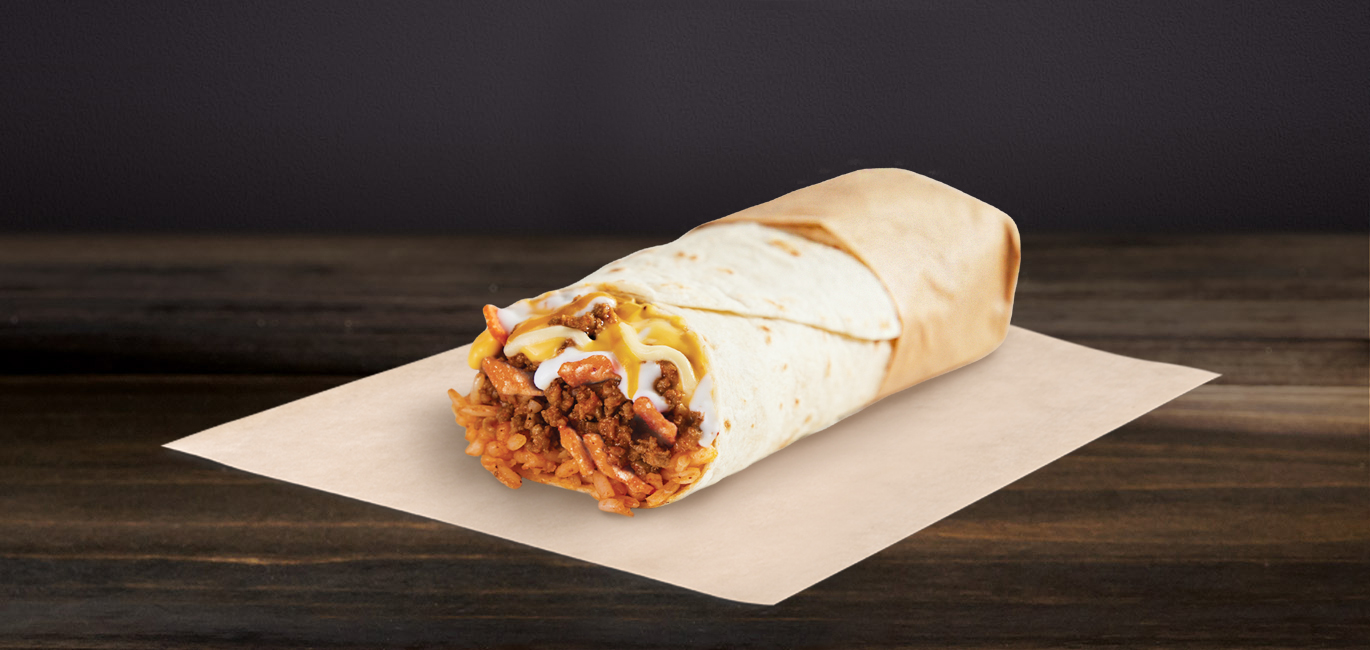 Beefy Melt Burrito